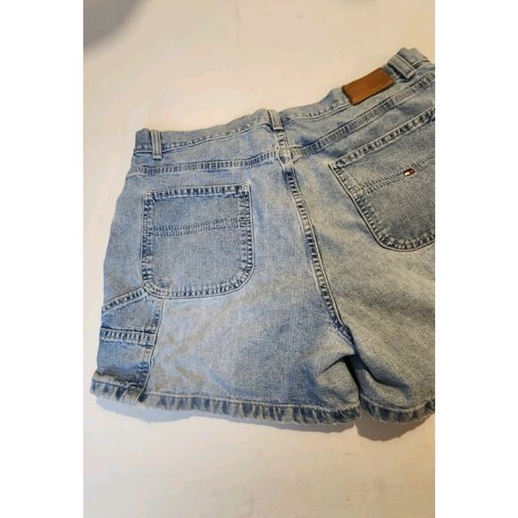 Vintage Y2K Tommy Hilfiger Women’s Sx 16 Demin Jean Shorts 100 Cotton 6 Pocket - Picture 10 of 11